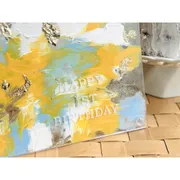 1歳の記念に！デザイナーが教える100均ファーストアートの作り方