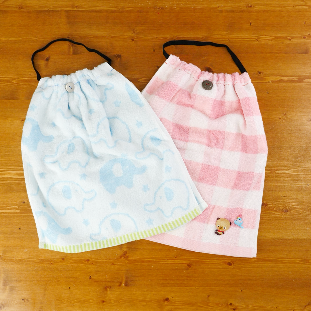 直線縫いで簡単手作り おりこうタオルスタイ | トモニテ