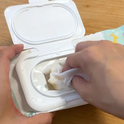 お尻拭き容器と母乳パッドの意外な使い道