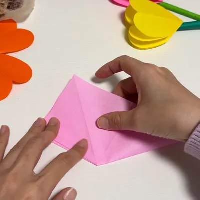 ハートが開いてお花になる仕掛け