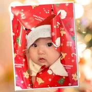 クリスマスあかちゃん こうやって撮る