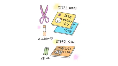 2歳児の敏感期、のりはさみにオススメ100均&市販教材ご紹介