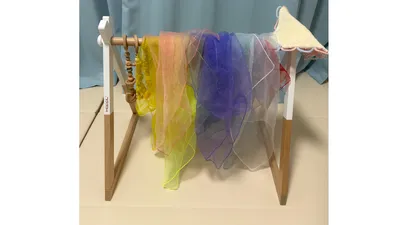 長く使える木製のベビージム