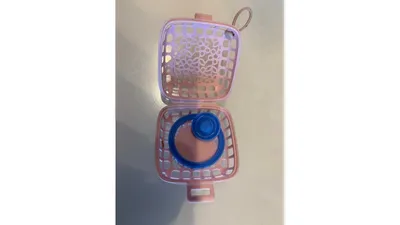洗った水筒のパッキンを入れたところ。なくしやすい小さなパーツも迷子になりません