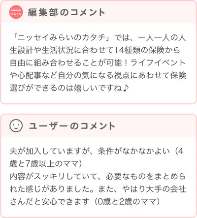 最優秀賞商品の編集部・ユーザーコメント