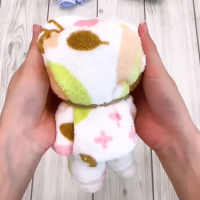 一枚の布からぬいぐるみへ!手作りふわふわベアの作り方