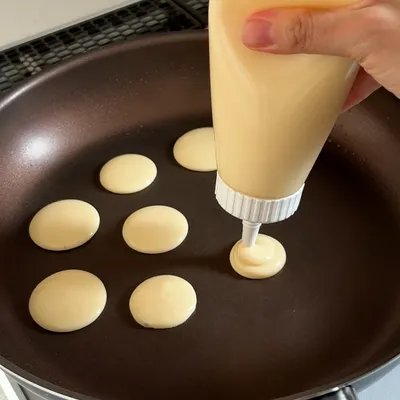 ホットケーキの生地であみあみチュロス!