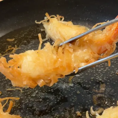 手軽に作れるパリパリエビフライ