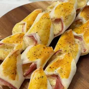 〇〇の皮で作る 時短ベーコンエピ