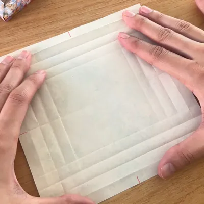 折り紙1枚でできる立体フォトフレームの作り方