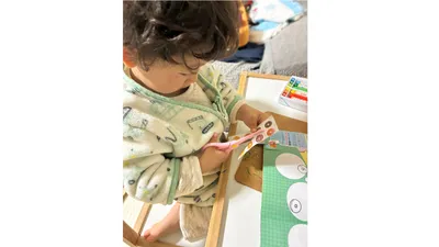 2歳児の敏感期、のりはさみにオススメ100均&市販教材ご紹介