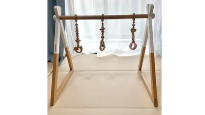長く使える木製のベビージム
