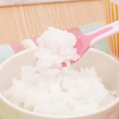 きほんの離乳食　軟飯　お米から作る方法（1才〜1才6か月頃）