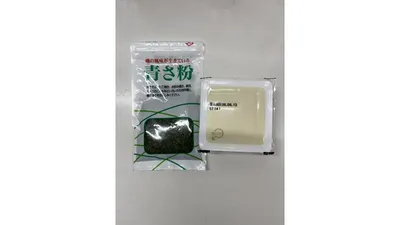 材料は絹ごし豆腐と青のりの2つだけ