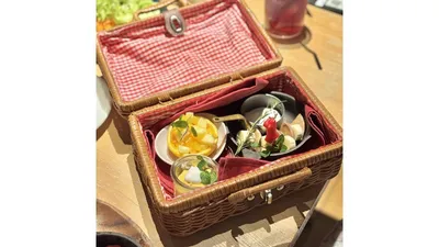 1歳バースデーバスケットが可愛い！パパ・ママ会にもおすすめなベビー連れレストラン