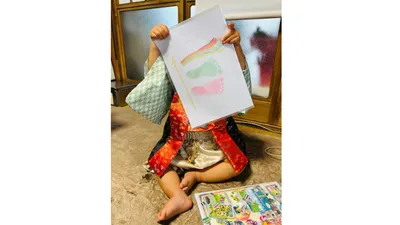 生まれてすぐじゃなくても大丈夫！手形・足形で残す毎月の成長記録アイディア