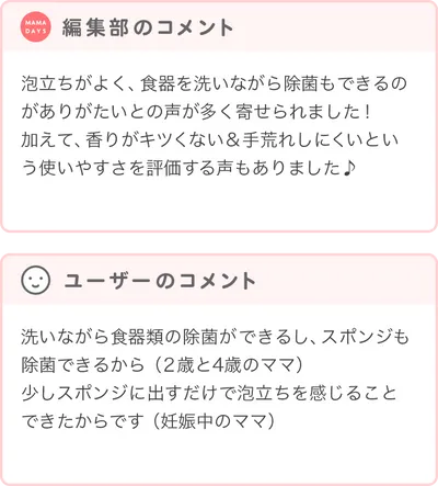 最優秀賞商品の編集部・ユーザーコメント