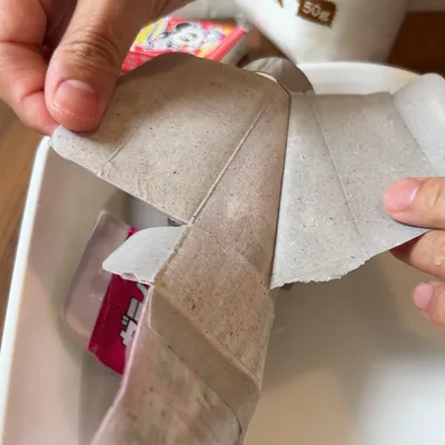 かわいいパッケージをそのまま再利用