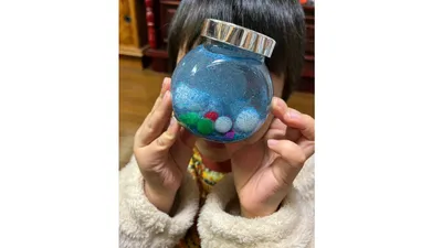 おうち時間にぴったり!!~100均の材料で手作りスノードーム~