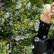 シャボン玉 大量祭り