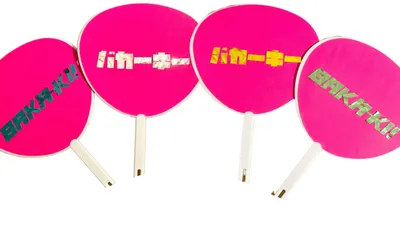 100均グッズで!推し(子ども)のうちわ作り