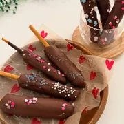 韓国で話題 チョコマシュマロ棒