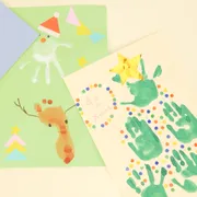 親子で作って楽しい！手形ツリー