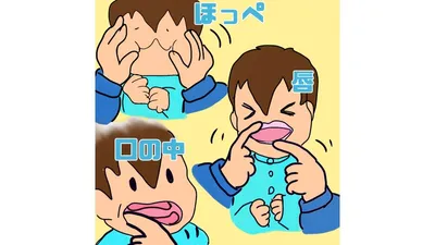 歯ぐきの奥の突き当たり、その少し内側が「お口ぱっかんスポット」です