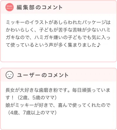 最優秀賞商品の編集部・ユーザーコメント