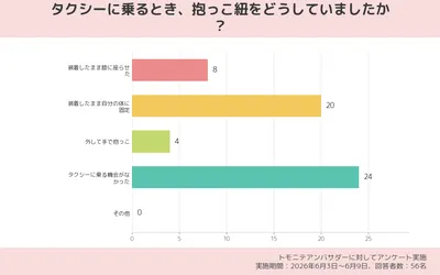 抱っこ紐でのタクシーの乗り方は？シートベルトの付け方や注意点を解説