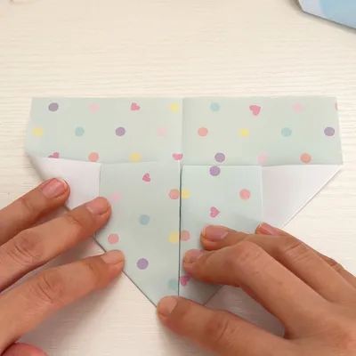折り紙で作るハート形ラッピング