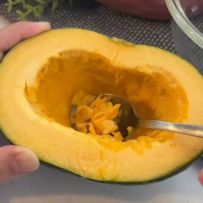 かぼちゃを使ってアイスを手作り