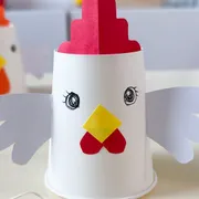 身近な材料でできる！ ニワトリの声がする？工作