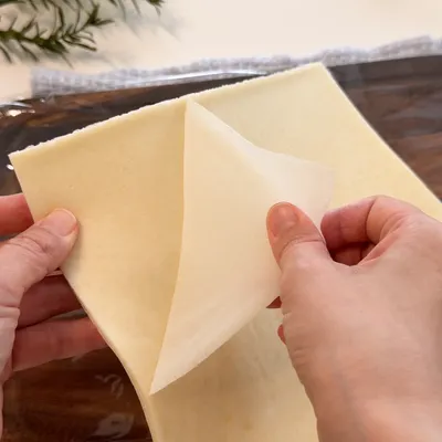 春巻きの皮で作るクロワッサン風おやつ