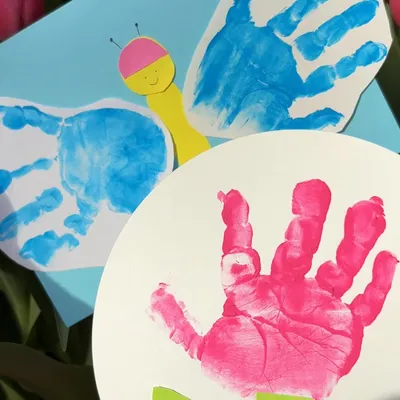 簡単な工夫で手形アートを残そう