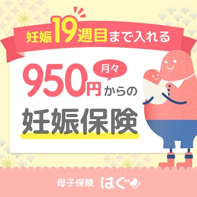 (PR)簡単♪月々950円からの妊娠保険！の画像